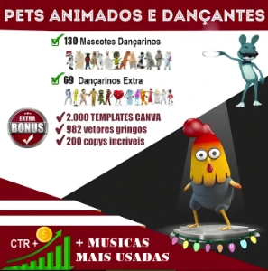 Pets dançantes + Bônus + Musicas mais usadas
