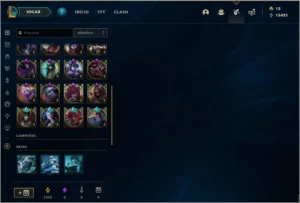CONTA LOL NVL 253,ALL CHAMPS,108 SKINS - League of Legends