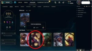 Conta League of Legends de 2012 LOL