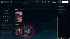 Conta League of Legends de 2012 LOL