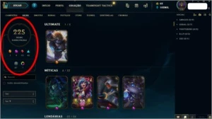 Conta League of Legends de 2012 LOL