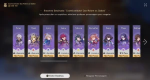 [Ar 26] Yao Guang + Dan Heng Pt + Bronya | 2X T5 P/ Resgatar - Honkai: Star Rail