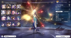 [Ar 26] Yao Guang + Dan Heng Pt + Bronya | 2X T5 P/ Resgatar - Honkai: Star Rail