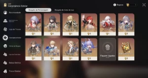 [Ar 26] Yao Guang + Dan Heng Pt + Bronya | 2X T5 P/ Resgatar - Honkai: Star Rail