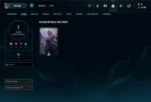 Prata 3 com 30 Champs e 1 Skin + 7 Fragmentos - League of Legends LOL