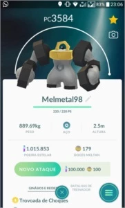 Conta nv40 com Lendários e Lendários Shiny. - Pokémon