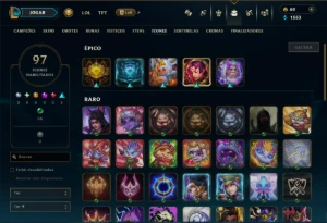 Unranked com 140 Champs e 33 Skins ( ADC / MID ) - League of Legends LOL