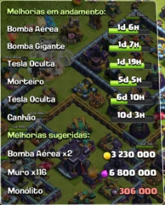 CV15 Semi Full Clash of Clans