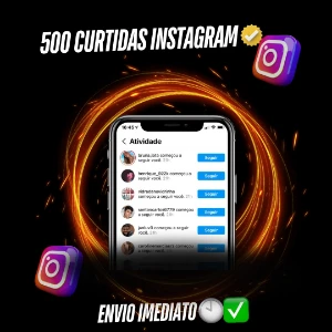 500 curtidas Instagram ( fotos ou reels) - Redes Sociais