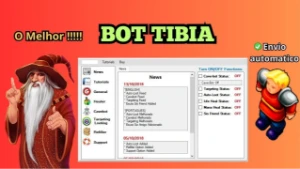 Bot Tibia todos clients com Heal, Cavebot, Target, Refiler