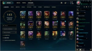 vendo conta league of legends LOL