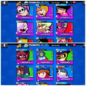 Brawl stars conta antiga