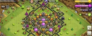 CLASH OF CLANS CV 10 POUCO UPADO