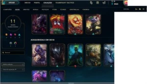 CONTA DE LOL - PLAT 3 - 11 SKINS - 45 CAMPEOES - League of Legends