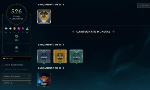 Conta De 2015- Lv 569 - 333 Skins - 243 Emotes - 526 Icones - League of Legends LOL