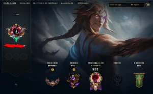 Conta De 2015- Lv 569 - 333 Skins - 243 Emotes - 526 Icones - League of Legends LOL