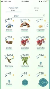 CONTA NÍVEL 34 QUASE 35 TOP - Pokémon
