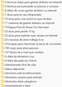 Pack com 750 Ebooks PLR Traduzidos - Outros