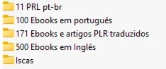 Pack com 750 Ebooks PLR Traduzidos - Outros