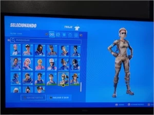 Conta fortnite s3  com 127 skins + salve o mundo