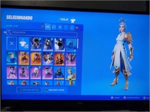 Conta fortnite s3  com 127 skins + salve o mundo