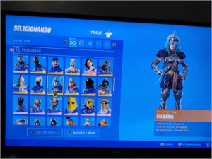 Conta fortnite s3  com 127 skins + salve o mundo