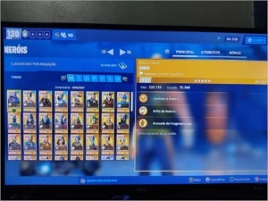 Conta fortnite s3  com 127 skins + salve o mundo