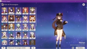 AR 46, Shogun Raiden, Hutao, Klee, Mona, Jean, 51 Resina - Genshin Impact