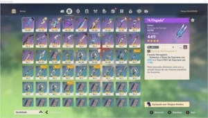 AR 46, Shogun Raiden, Hutao, Klee, Mona, Jean, 51 Resina - Genshin Impact