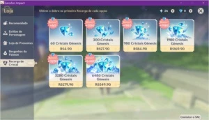 AR 46, Shogun Raiden, Hutao, Klee, Mona, Jean, 51 Resina - Genshin Impact