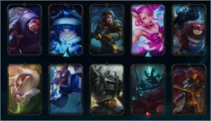 Conta de LOL,Lv 151,prata 2,Com 73 skins - League of Legends