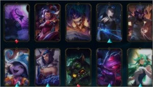 Conta de LOL,Lv 151,prata 2,Com 73 skins - League of Legends