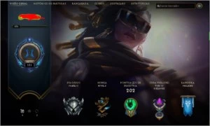 Conta de LOL,Lv 151,prata 2,Com 73 skins - League of Legends