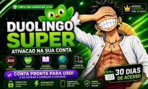 🔥 Duolingo Super (30 Dias) +BRINDE 🌍📚 - Assinaturas e Premium