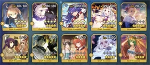 Fate Grand Order [jp] Conta inicialmente 7 SSR