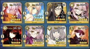 Fate Grand Order [jp] Conta inicialmente 7 SSR