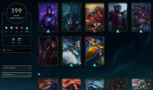 Conta lol 399 skins - League of Legends