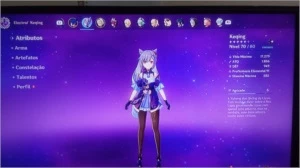 GENSHIN IMPACT PS4 AR 50 com 2 lendarios