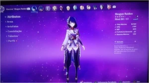 GENSHIN IMPACT PS4 AR 50 com 2 lendarios