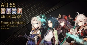 AR 55 Hutao / Xiao / Albedo / Kazuha e + 4 T5 - Genshin Impact