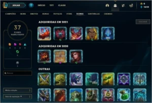 CONTA PLATINA SMURF COM O WR ALTO - League of Legends LOL