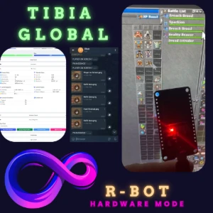 R-Bot Tibia Global - bot via HARDWARE (12 meses + licença)