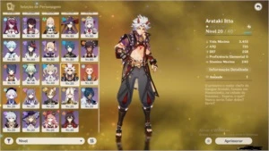 Conta Genshin Eula+Pinhos/Itto/Albedo/Kazuha - Genshin Impact