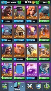 CLASH ROYALE LEVEL 10 COM 5 LENDÁRIAS