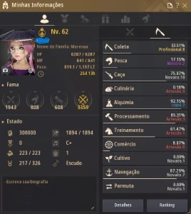 Vendo conta BDO, dono único - Black Desert