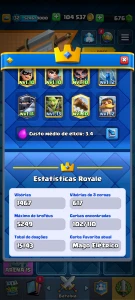 Conta Clash Royale