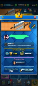 Conta Clash Royale