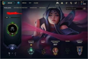 Conta league of legends 33 skins 4 lendárias 2 vitoriosas LOL