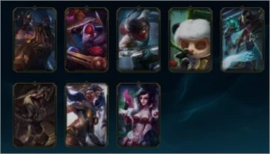 Conta league of legends 33 skins 4 lendárias 2 vitoriosas LOL