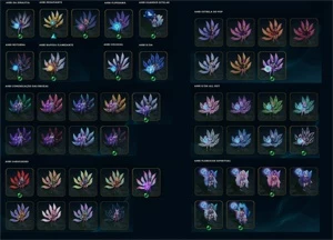 💎 CONTA MONO AHRI COM TODAS SKINS~CROMAS~BORDAS~ICONES💎 - League of Legends: Wild Rift LOL WR